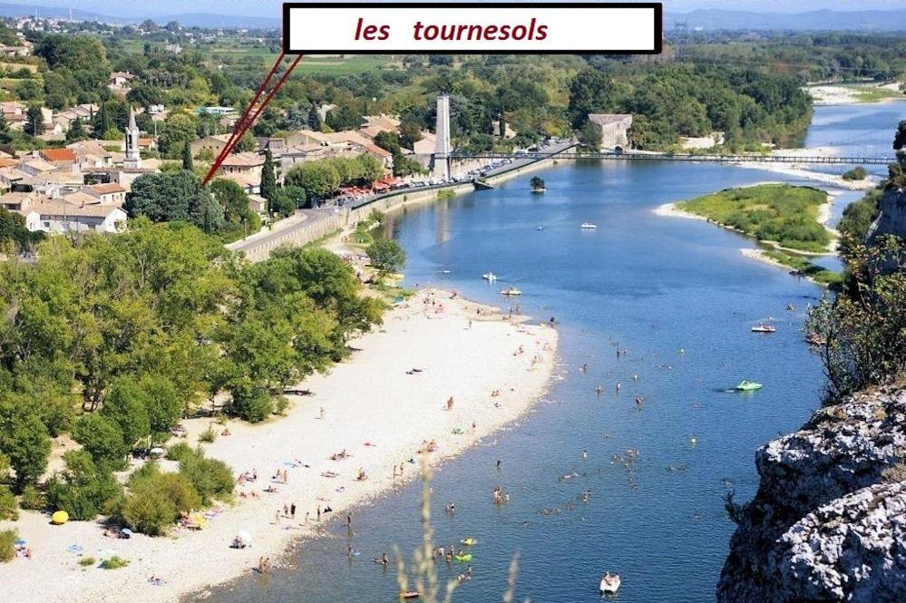 "Les Tournesols" Villa Saint-Martin-dʼArdèche Buitenkant foto
