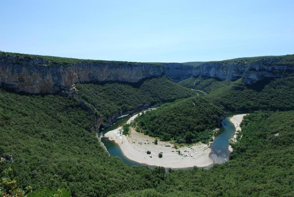 "Les Tournesols" Villa Saint-Martin-dʼArdèche Buitenkant foto